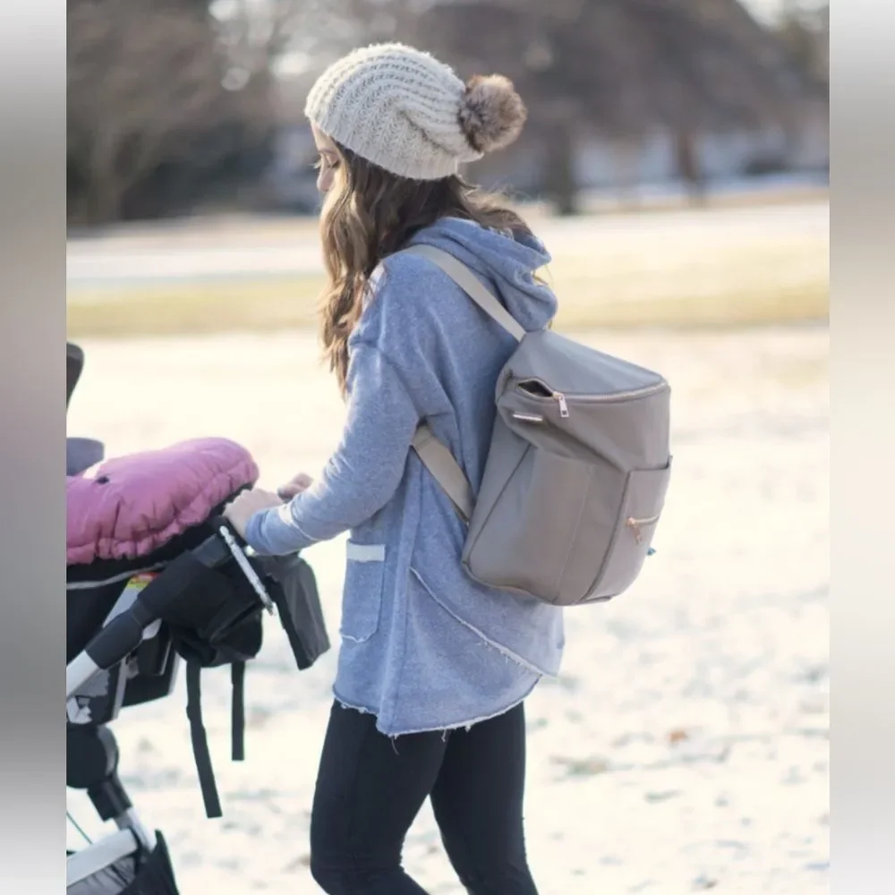 Fawn Design The Original Diaper Bag in Gray